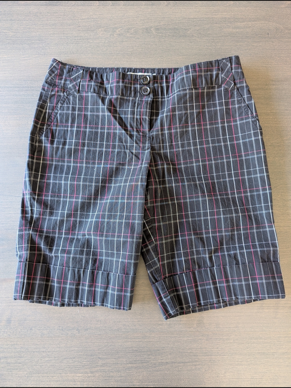 Revolution by Ricki's Plaid Bermuda Shorts